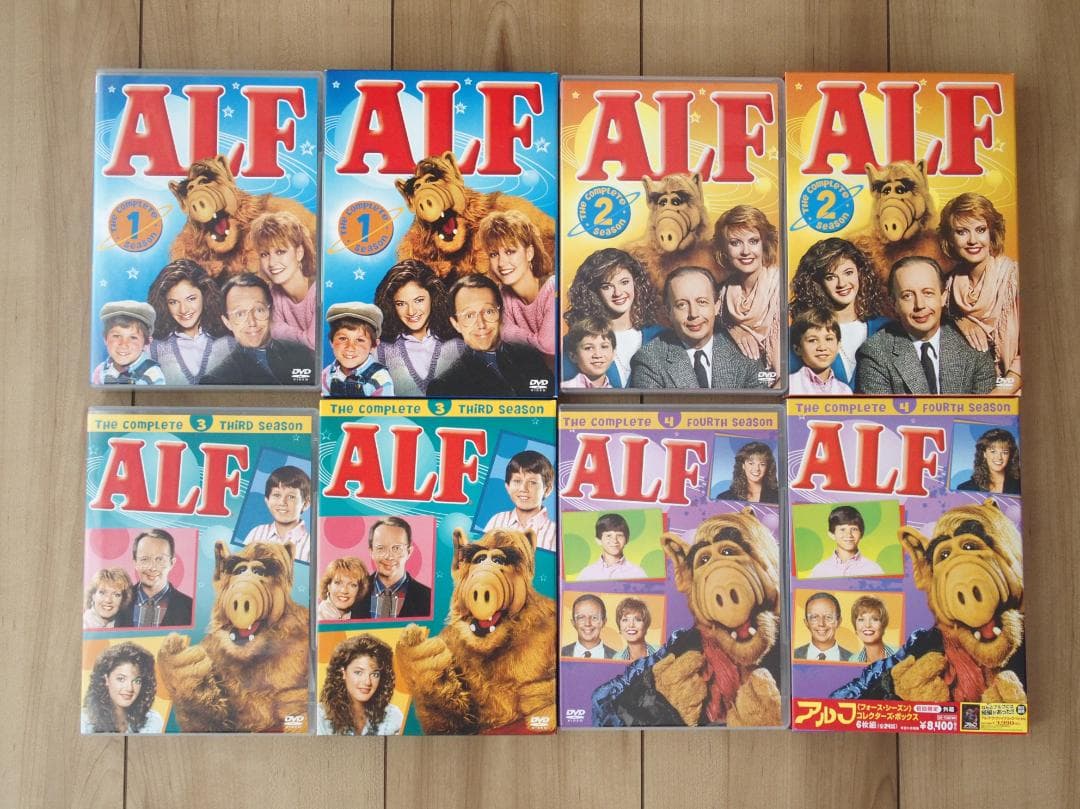 ALF アルフ　DVDBOXコレクターズ シーズン全巻1.2.3.4セット