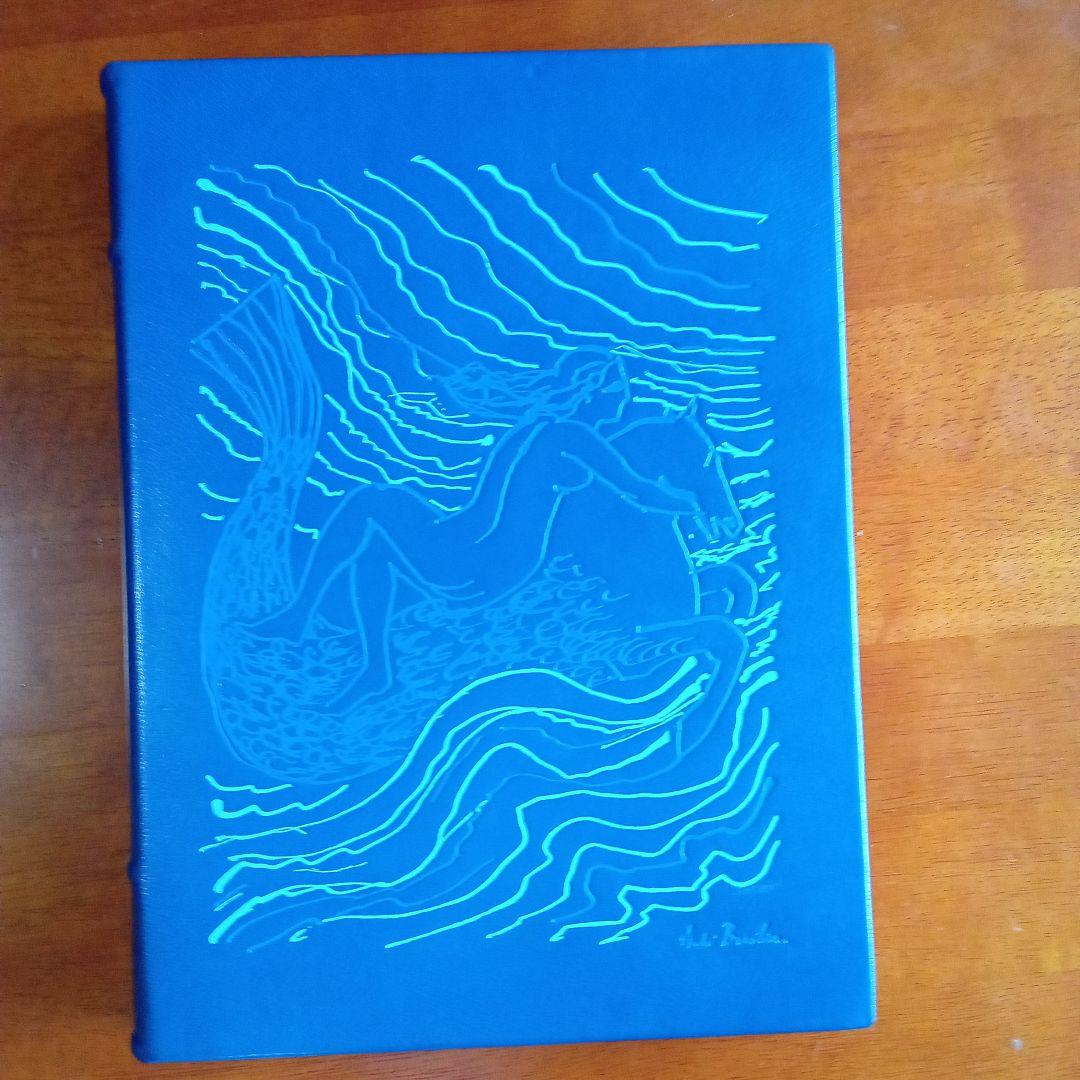 フランス大型本　ナチュラ　ノストラ　革装　三方金仏語文　１９９０年