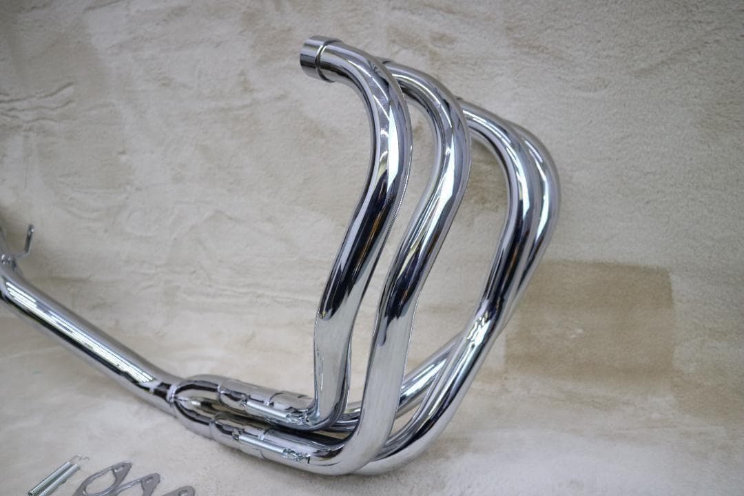 [トリプルA]　レース管　メッキ　６分割　ZRX400　サイレンサー/　～97年