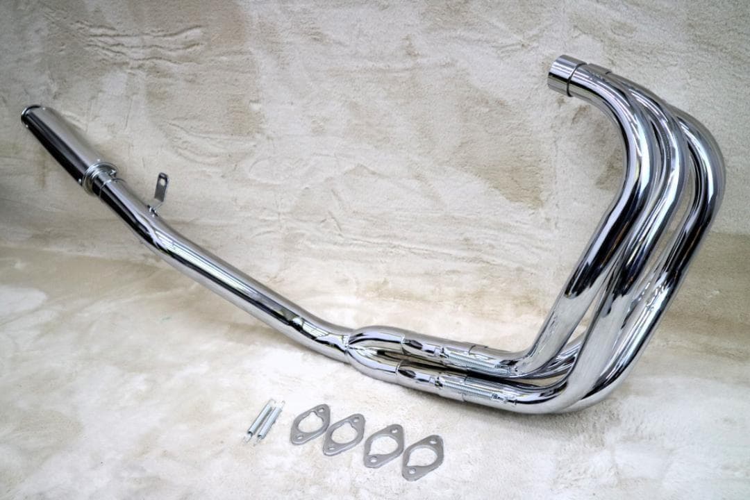 [トリプルA]　レース管　メッキ　６分割　ZRX400　サイレンサー/　～97年