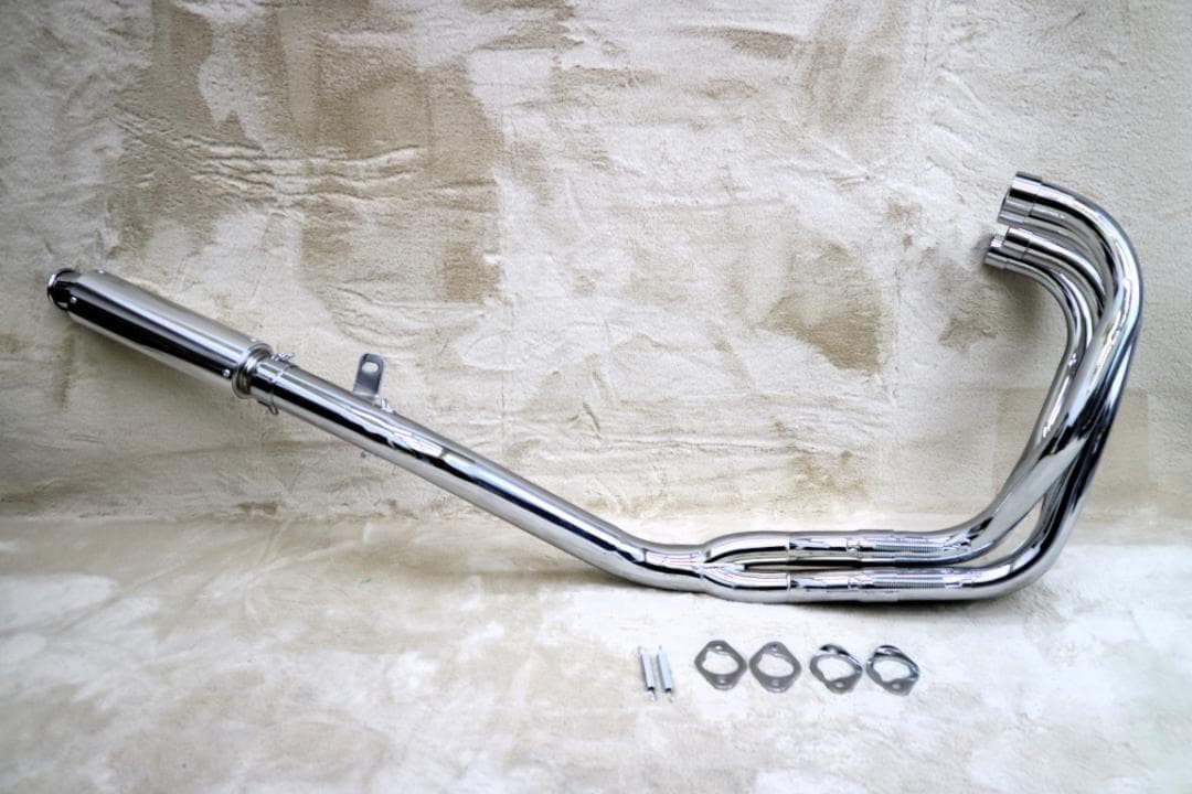 [トリプルA]　レース管　メッキ　６分割　ZRX400　サイレンサー/　～97年