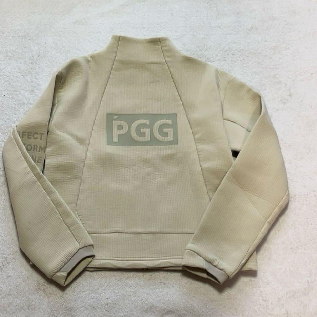 未使用級　PGG パーリーゲイツ ダンボールフルジップブルゾン　ベージュ