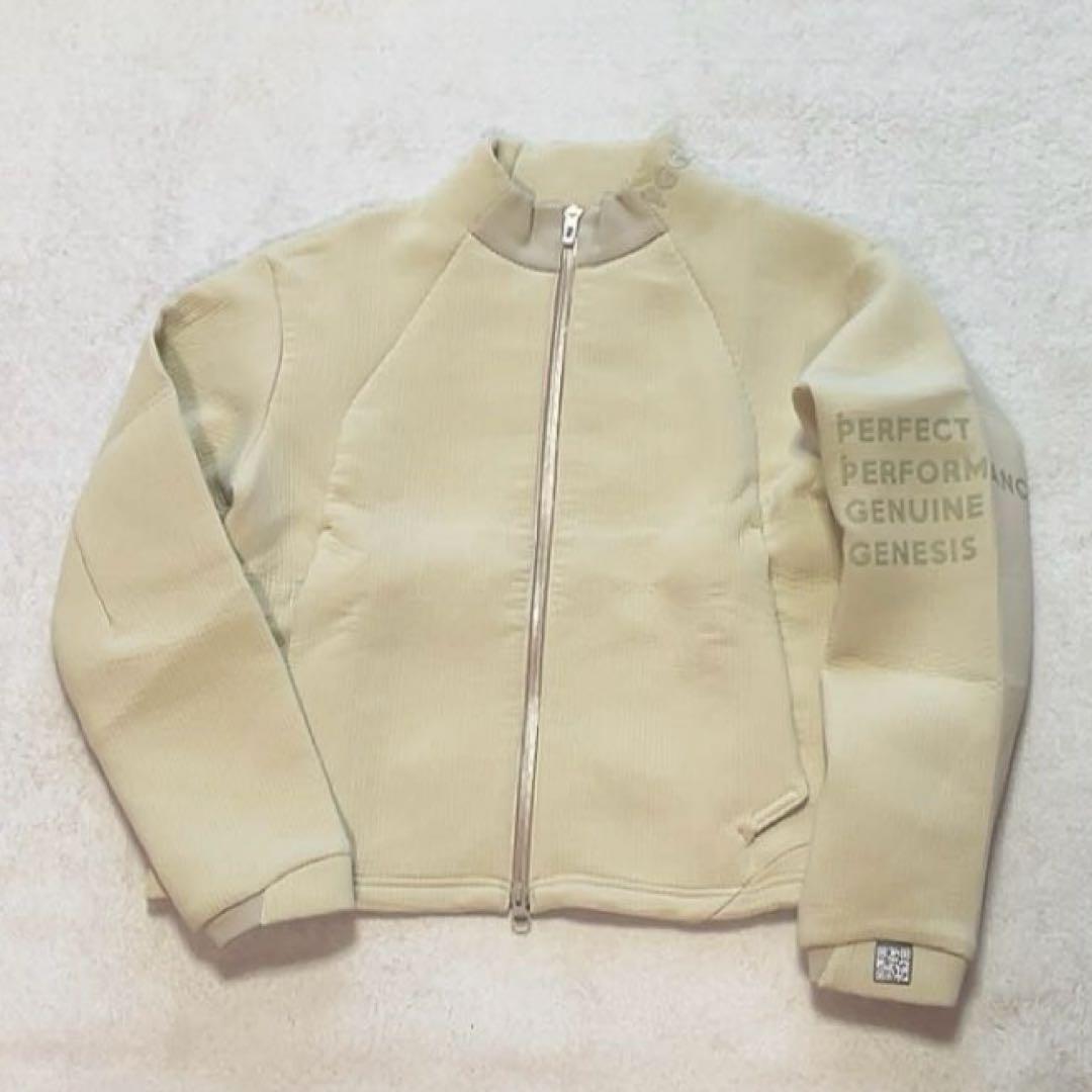未使用級　PGG パーリーゲイツ ダンボールフルジップブルゾン　ベージュ