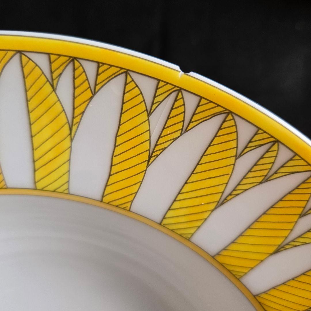 【欠けあり】HERMES パスタプレート 〈ソレイユ・ドゥ・エルメス〉