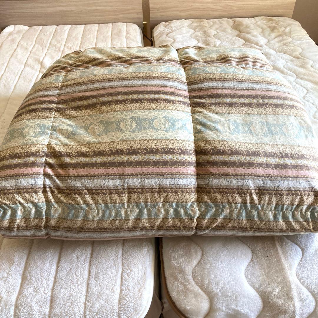 羽毛掛け布団　ダウンケット　ダブルサイズ