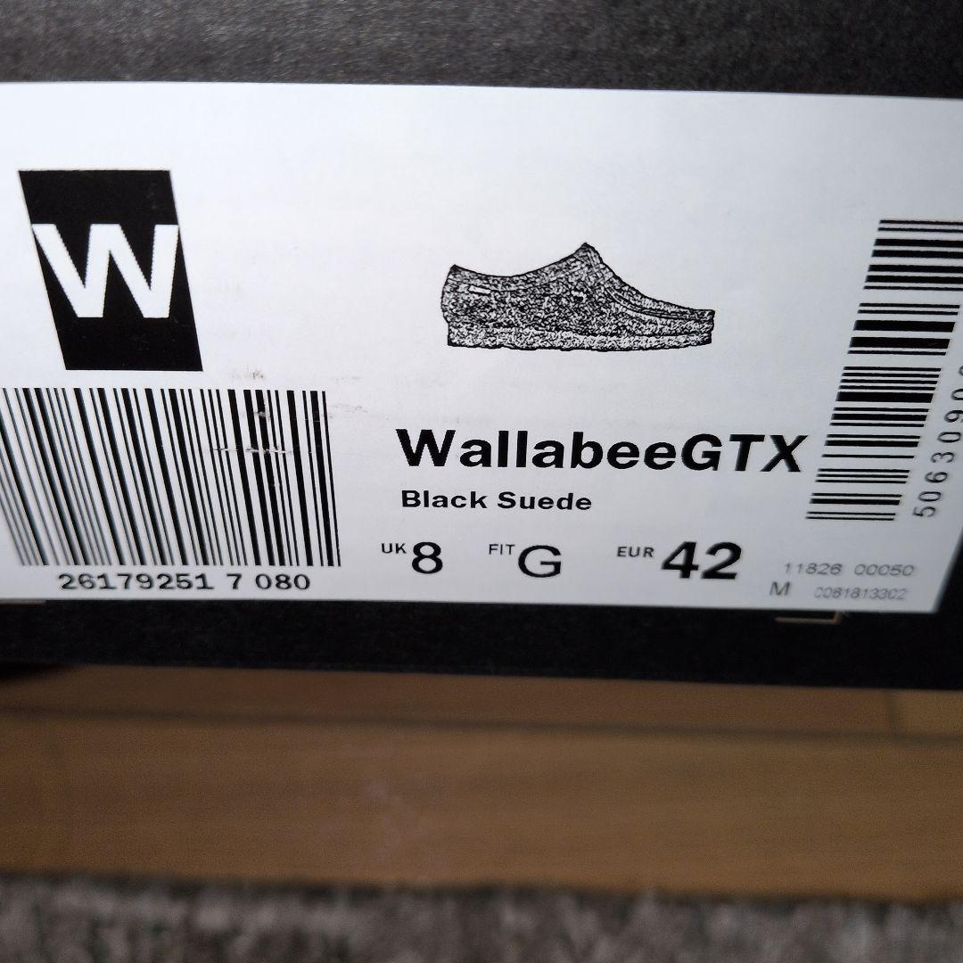 クラークス　ワラビー　ゴアテックス　26.5　UK8　GETABACO靴紐付き