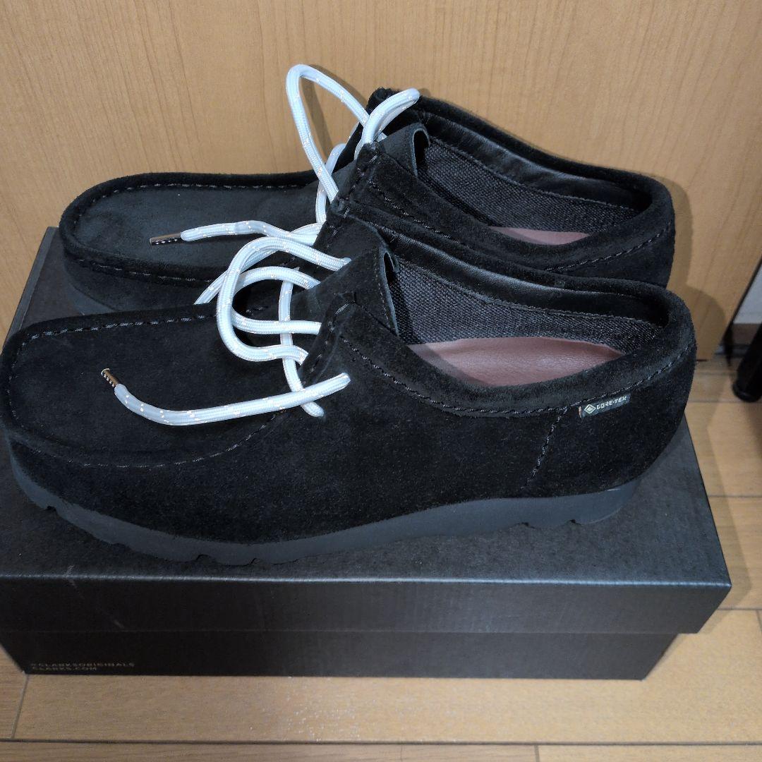 クラークス　ワラビー　ゴアテックス　26.5　UK8　GETABACO靴紐付き