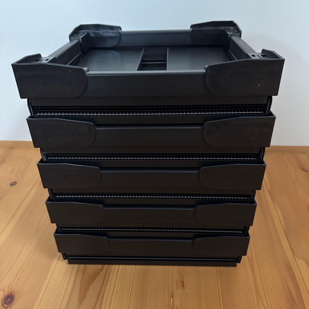 DANCE MUSIC RECORDS CD コンテナ5個セット 蓋付き