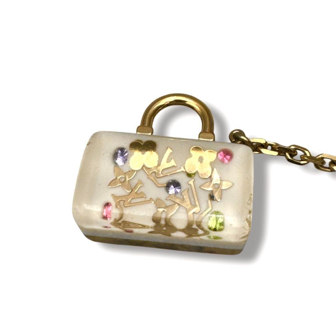 ルイヴィトン インクルージョン バッグ型 チャーム ゴールド　スピーディ