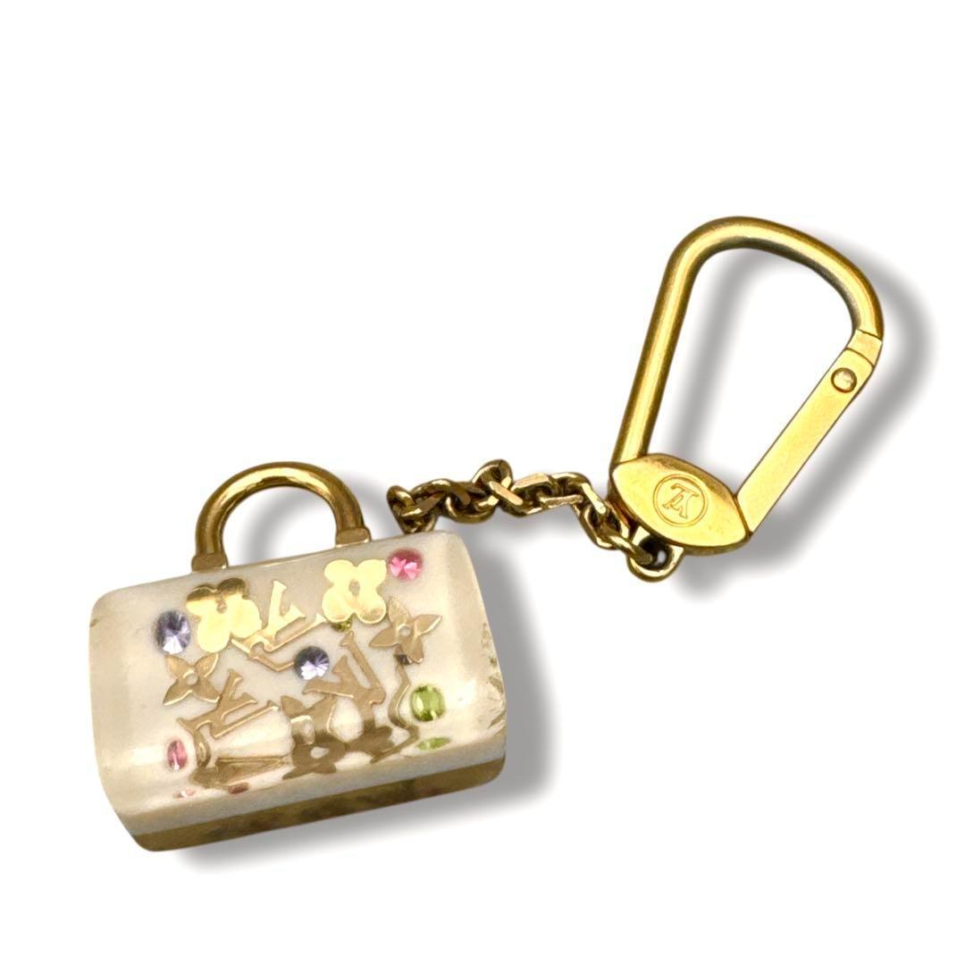 ルイヴィトン インクルージョン バッグ型 チャーム ゴールド　スピーディ