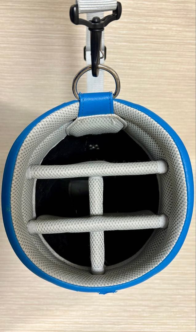 adidas Three Stripe Life キャディバッグ　青