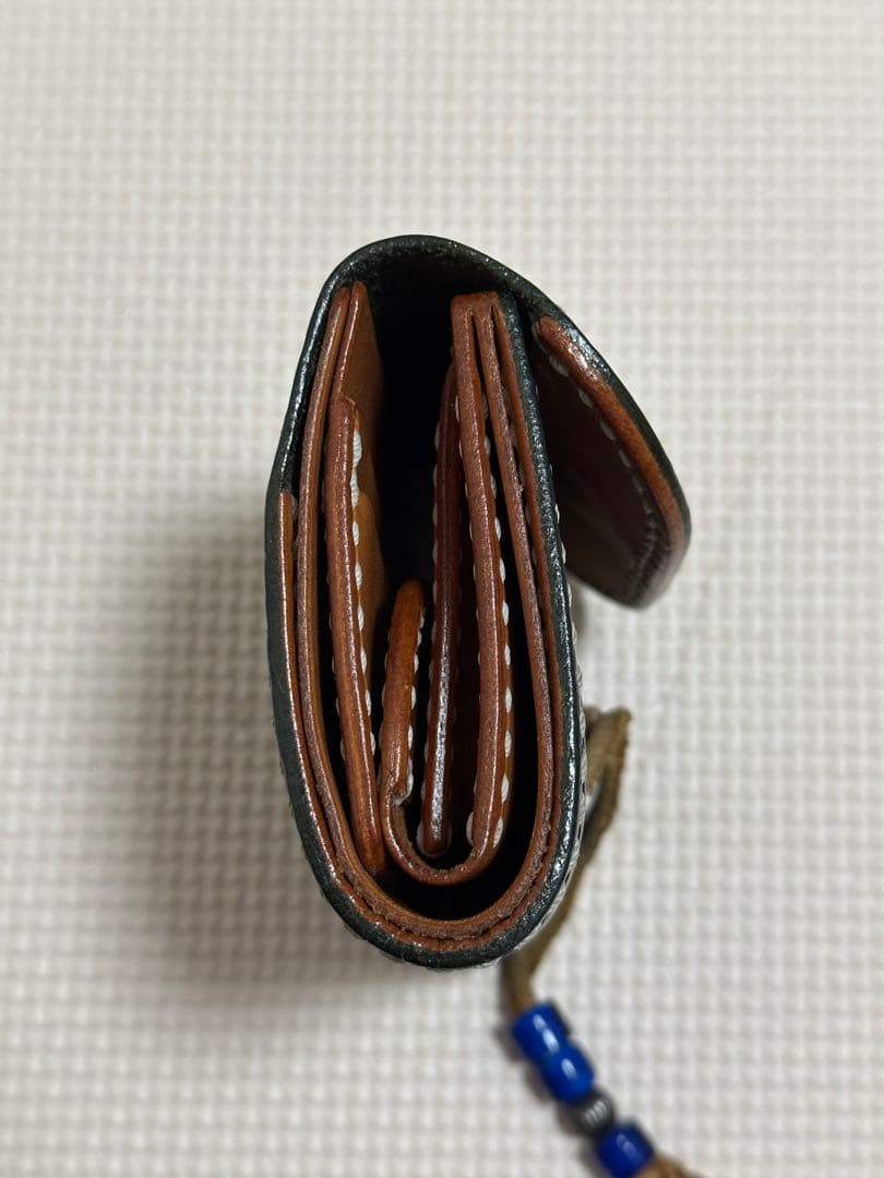 美品✨ビーズ屋公ちゃん。　CPウォレット　TYPE II ID 財布　ネイビー