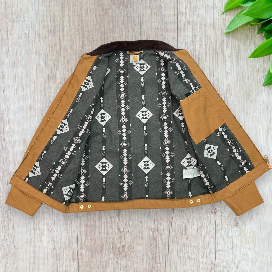 美品 カーハート carhartt WIP デトロイトジャケット 茶 L 43