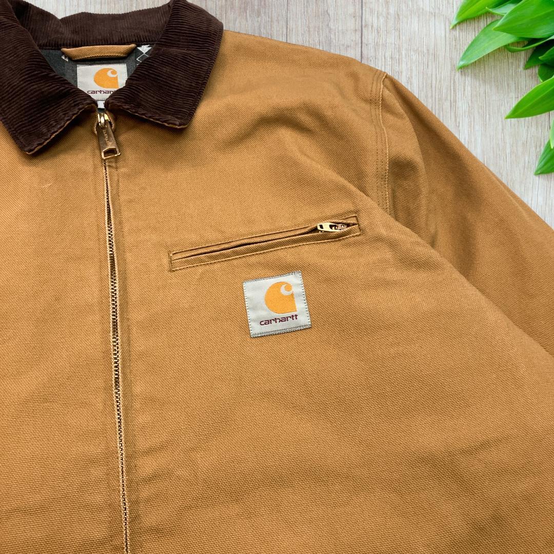 美品 カーハート carhartt WIP デトロイトジャケット 茶 L 43
