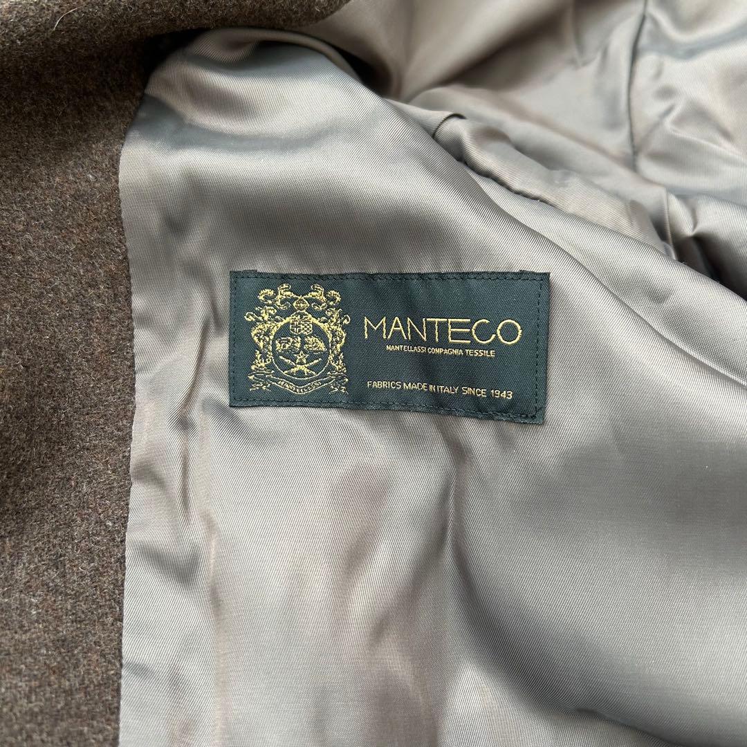 【極美品】BEAUTY&YOUTH ブラウンウールコートマンテコ