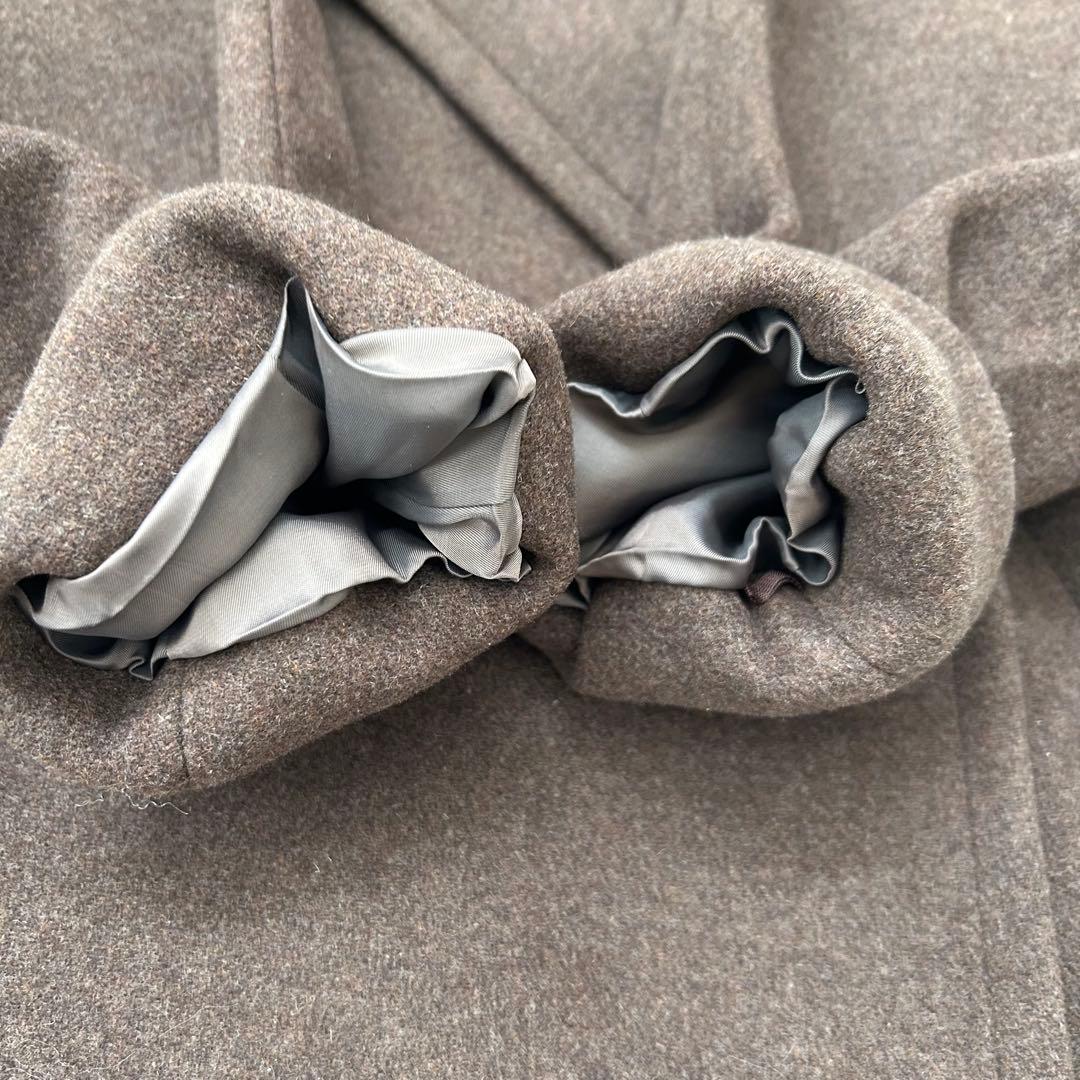 【極美品】BEAUTY&YOUTH ブラウンウールコートマンテコ