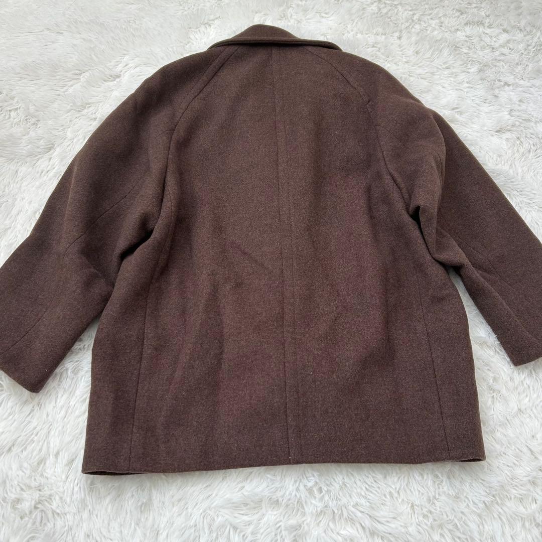 【極美品】BEAUTY&YOUTH ブラウンウールコートマンテコ