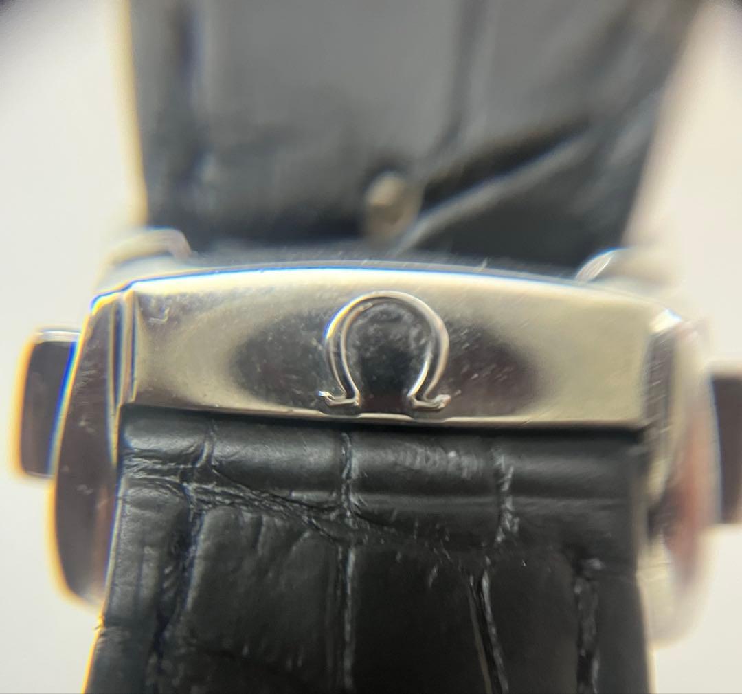 オメガ　OMEGA 純正　革ベルト　アリゲータ－　21