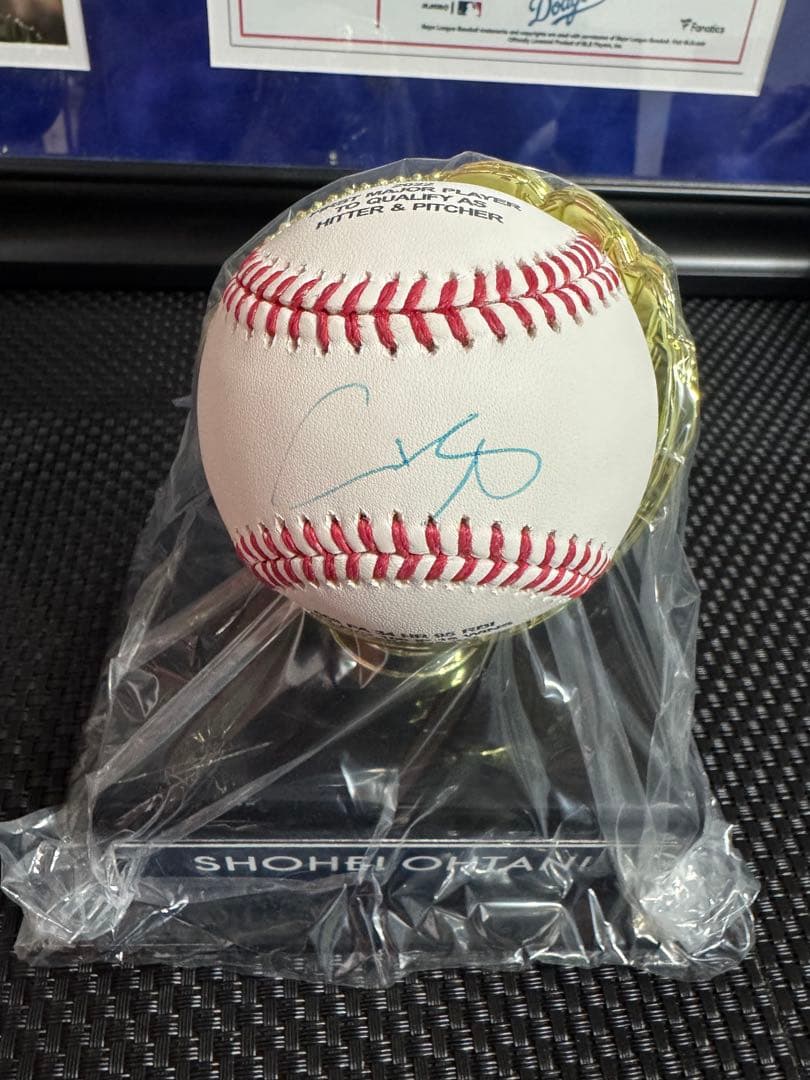 【れいと】50個限定　大谷翔平 直筆サイン MLB初投打規定数達成記念