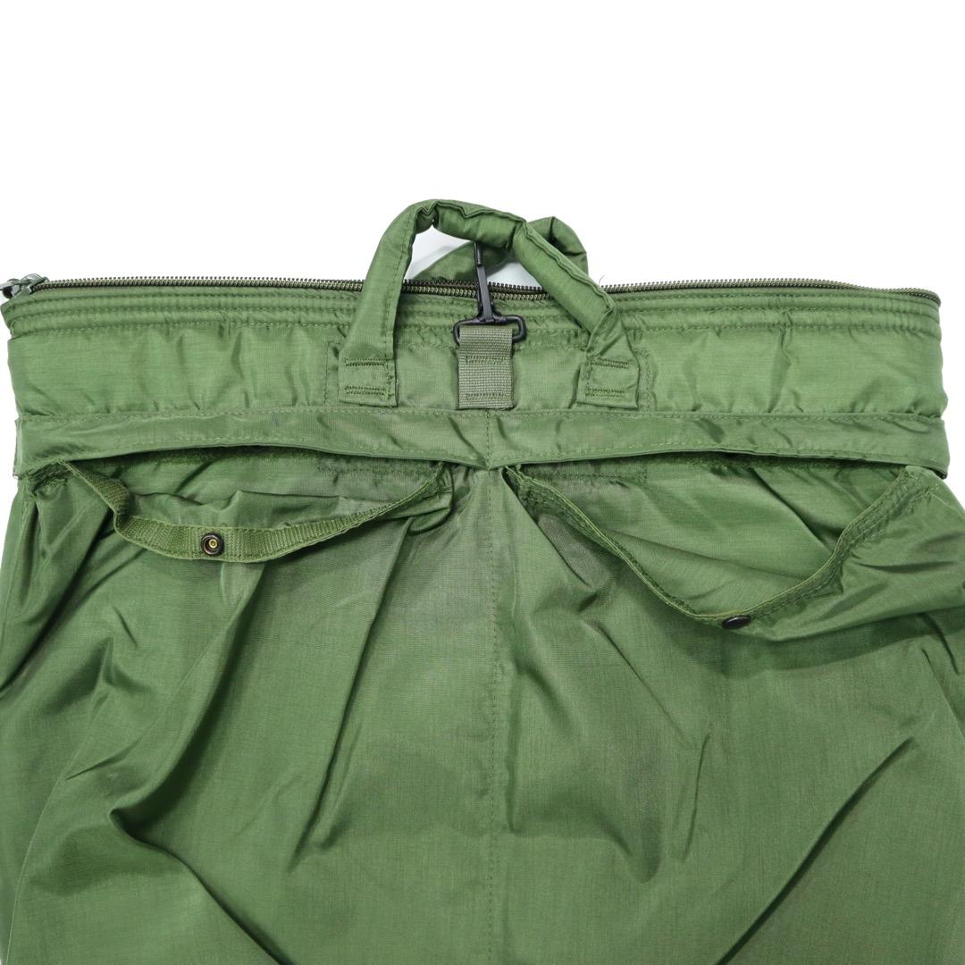 実物 デッドストック USAF ヘルメットバッグ ミリタリー 米軍 ナイロン 緑