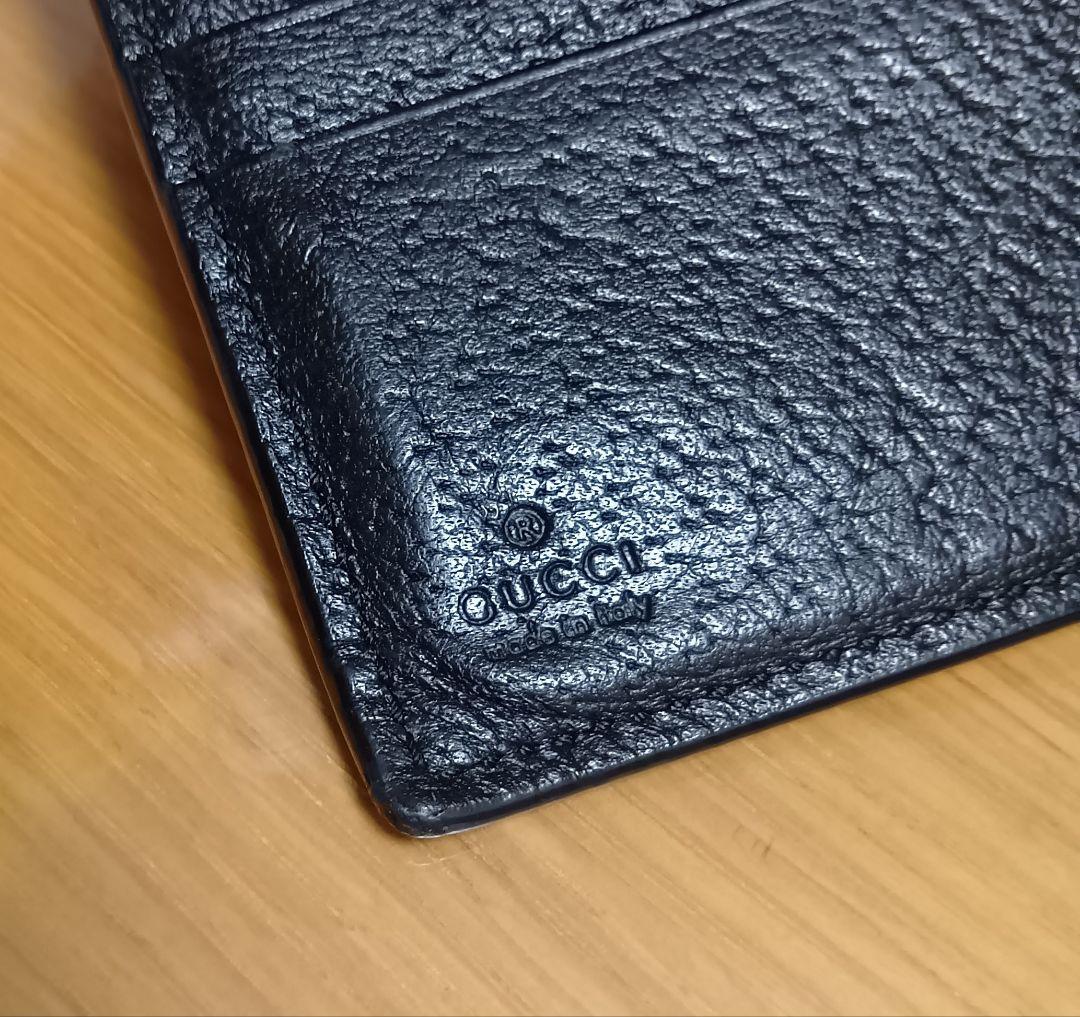 美品✨️GUCCI アニマリエ メタルビ―(蜂)折れ財布　シックな黒