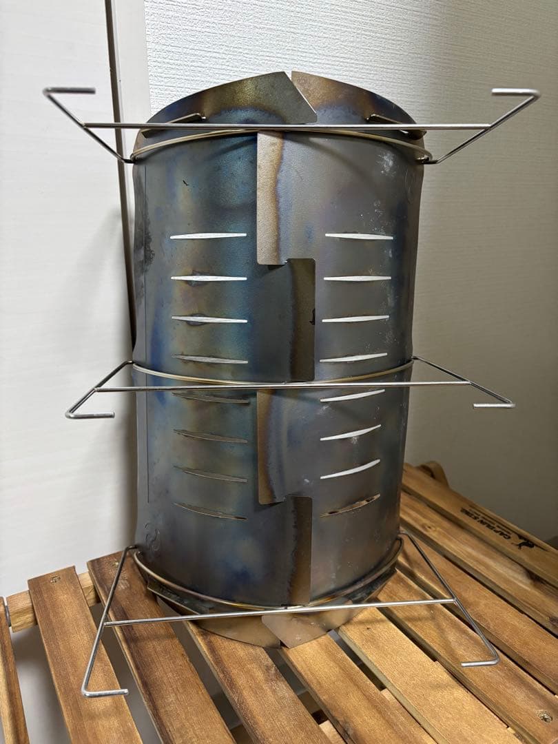 焚き火台TABI(タビ)＋サイドプレート＋UL火バサミ