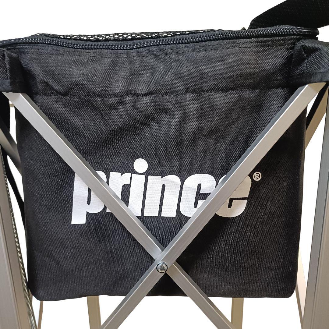 極美品　プリンス　テニスボールカゴ　キャスター付き　ボールバスケット