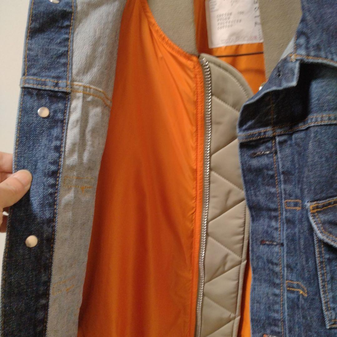 完売品　新品試着のみ　sacai ドッキングデニムジャケット