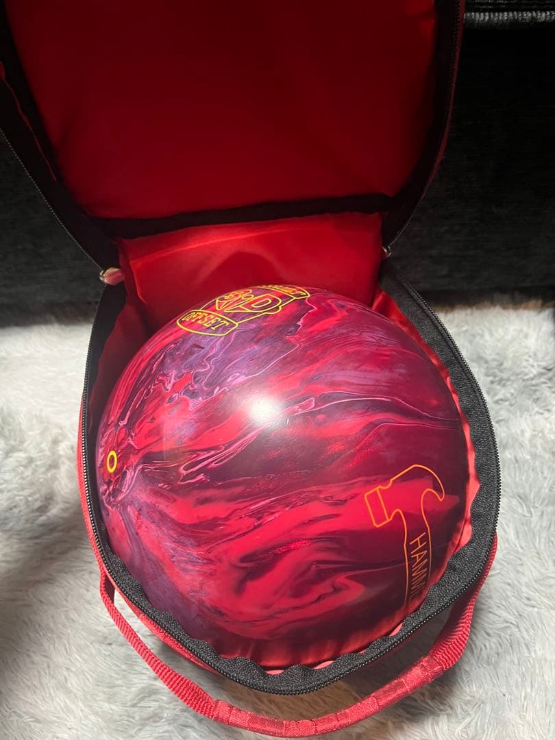 Hammer 3D OFFSET ボウリングボール（ケース付き）