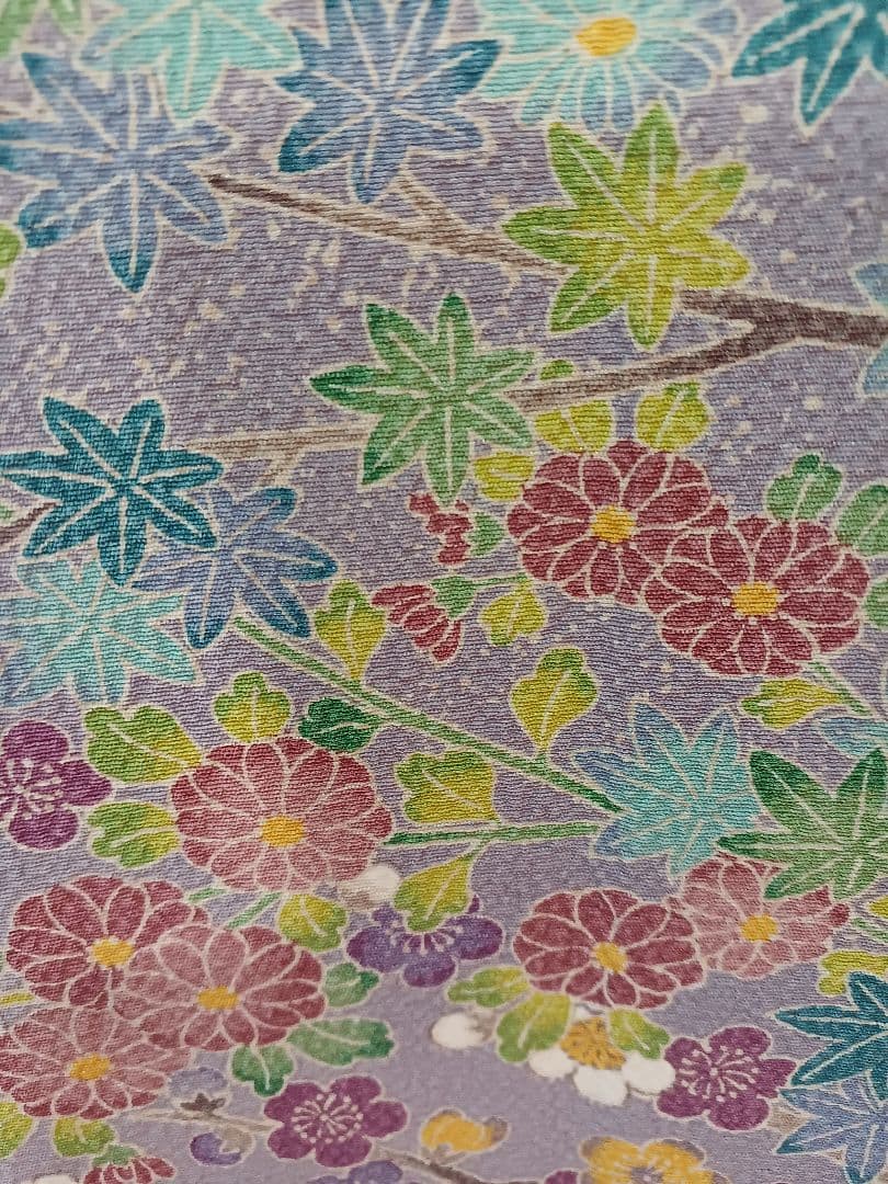 ［小紋］中古美品　加賀友禅　K-146