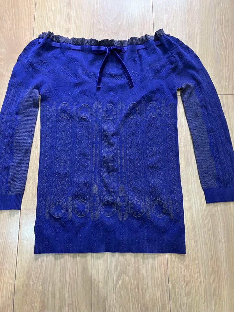 チャコット　ノーソーイングニット　リバーシブル