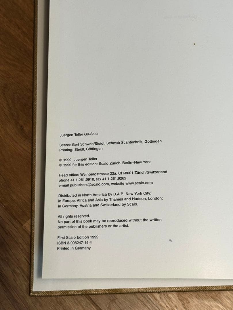 【入手困難】Juergen Teller ユルゲン・テラー GO-SEES