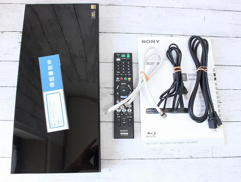 21年製 SONY ブルーレイレコーダー 1TB BDZ-ZW1800