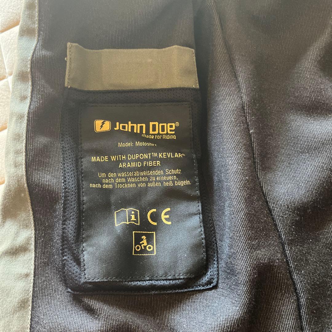 John Doe ジョンドゥー　XTMモトシャツ　オリーブXS