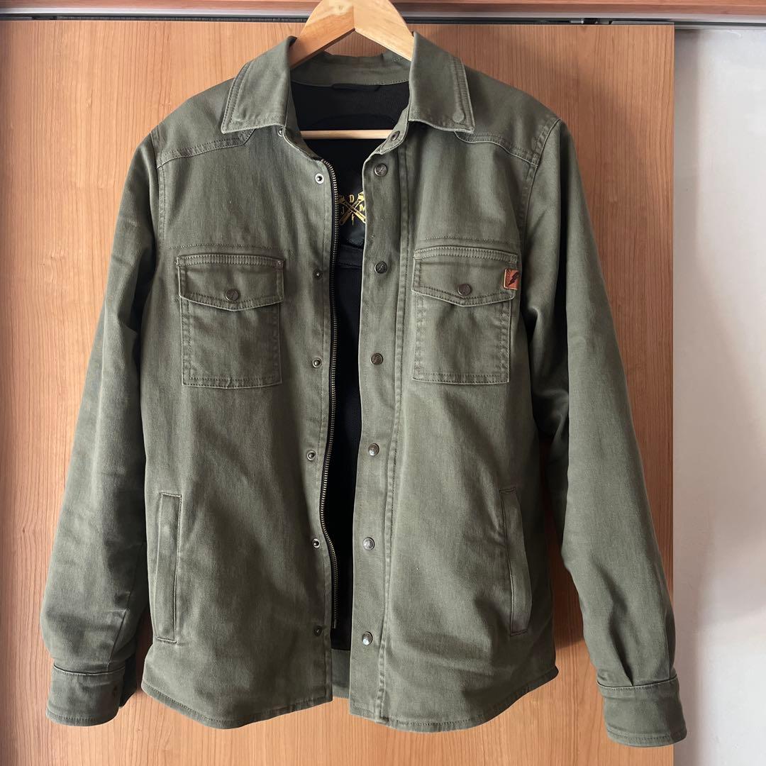 John Doe ジョンドゥー　XTMモトシャツ　オリーブXS