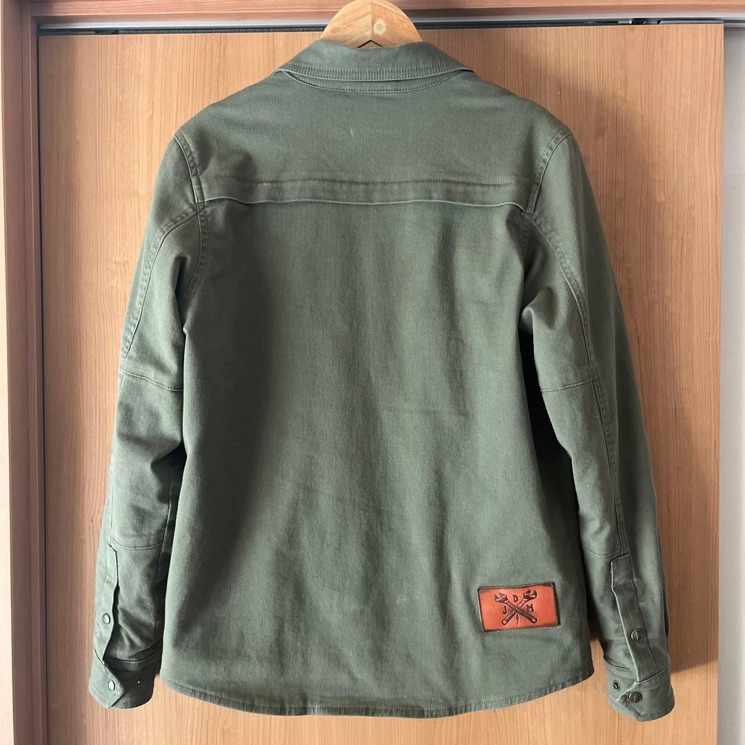 John Doe ジョンドゥー　XTMモトシャツ　オリーブXS