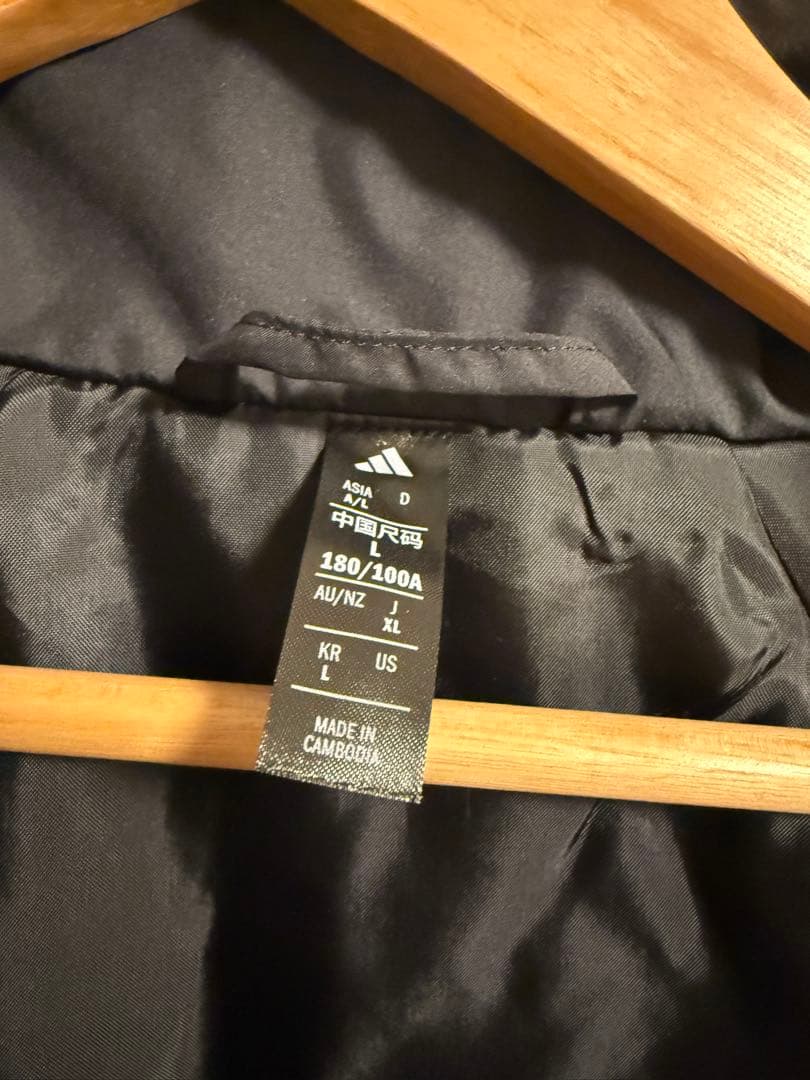 アディダス ブラック ウィンドブレーカー ジャケット　パンツ XL 新品未使用