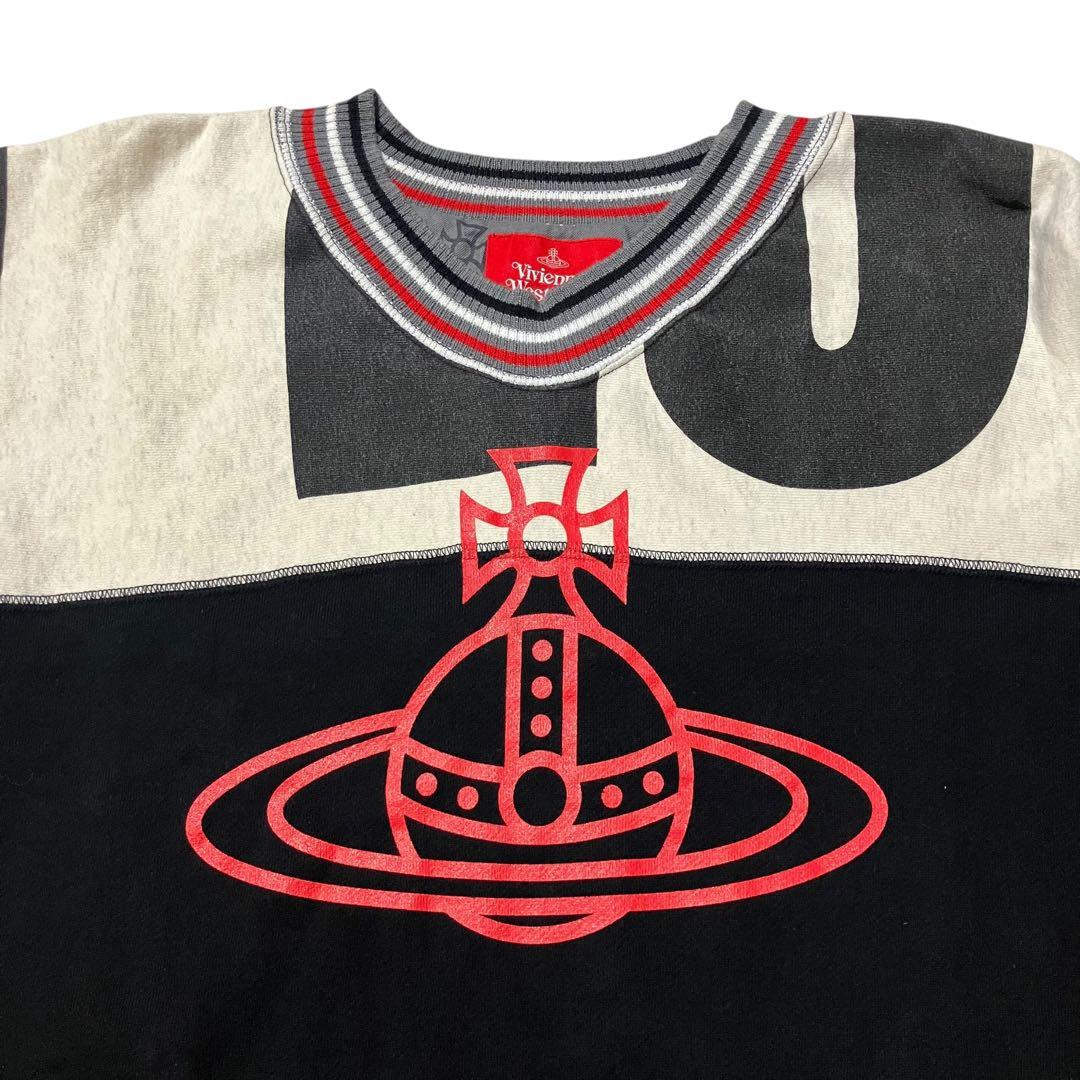 良品◆ヴィヴィアンウエストウッド　ビッグロゴ　トレーナー　オーブ00 スウェット