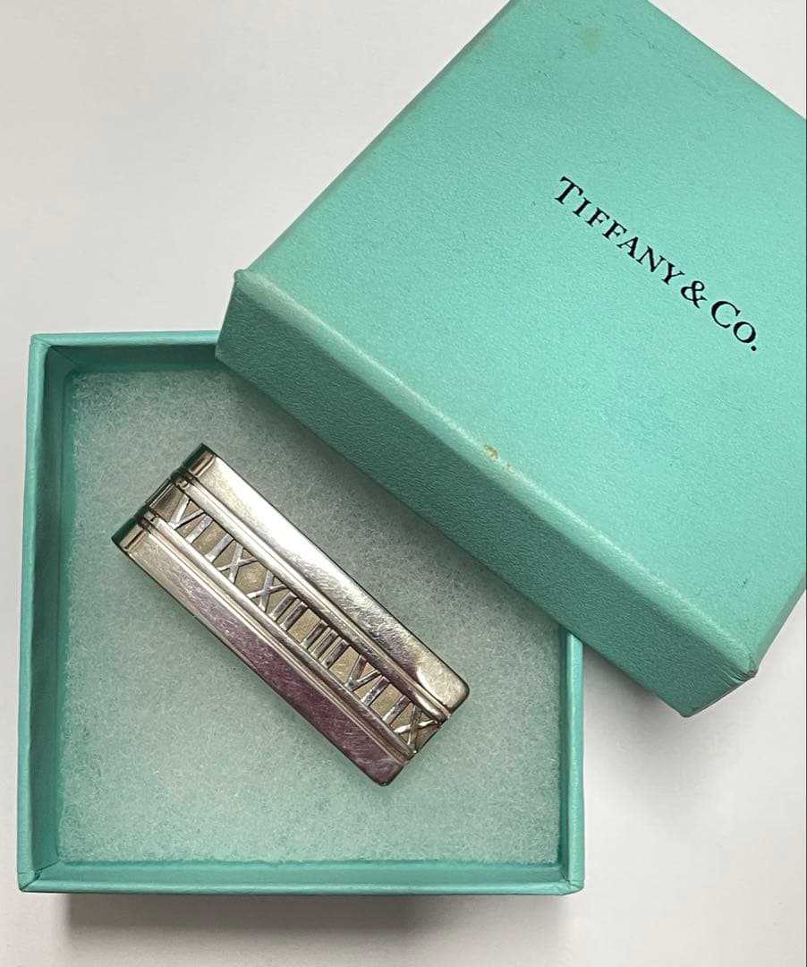 【匿名配送】Tiffany & Co. アトラス ダブルマネークリップ❤︎
