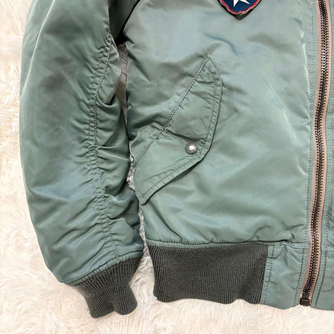 AVIREX アビレックス MA-1 35周年記念 ワッペン カーキ ミリタリー