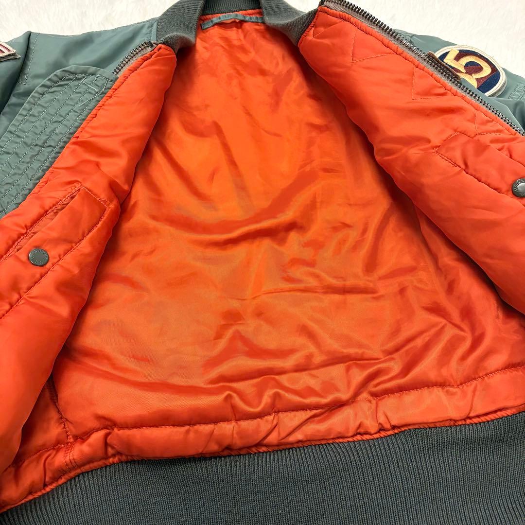 AVIREX アビレックス MA-1 35周年記念 ワッペン カーキ ミリタリー