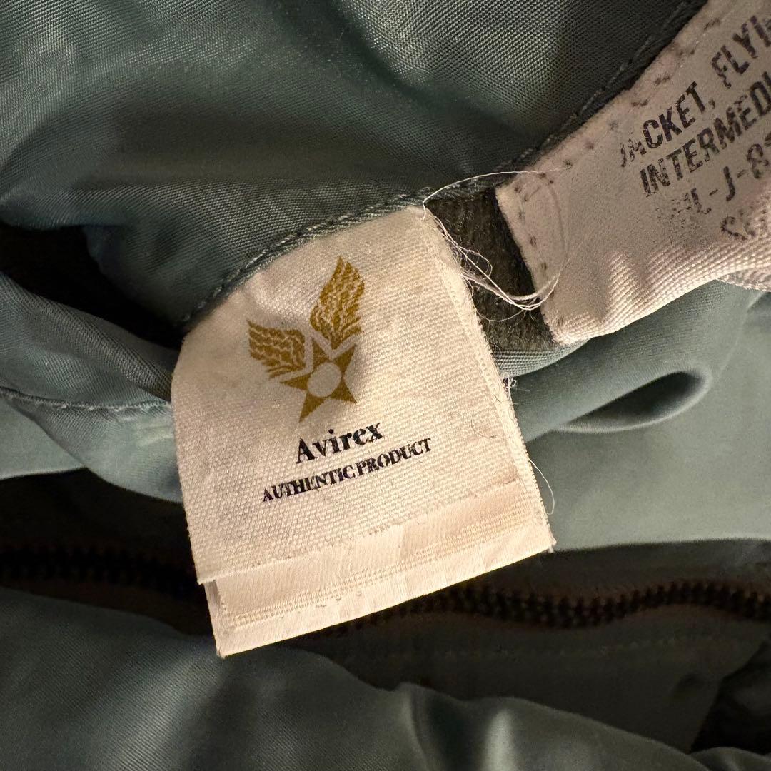 AVIREX アビレックス MA-1 35周年記念 ワッペン カーキ ミリタリー