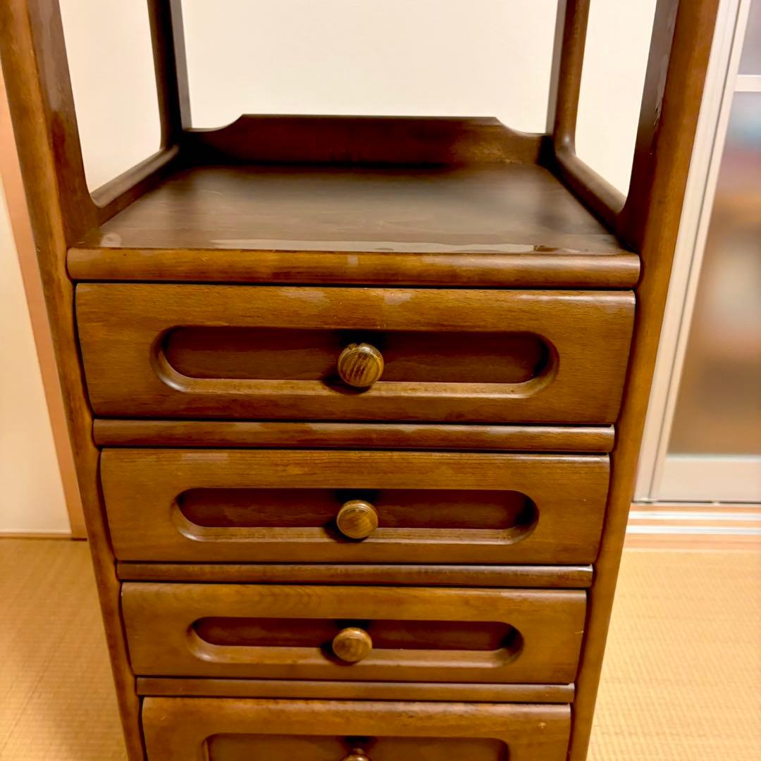 Karimoku カリモク 電話台 4段チェスト 高級家具