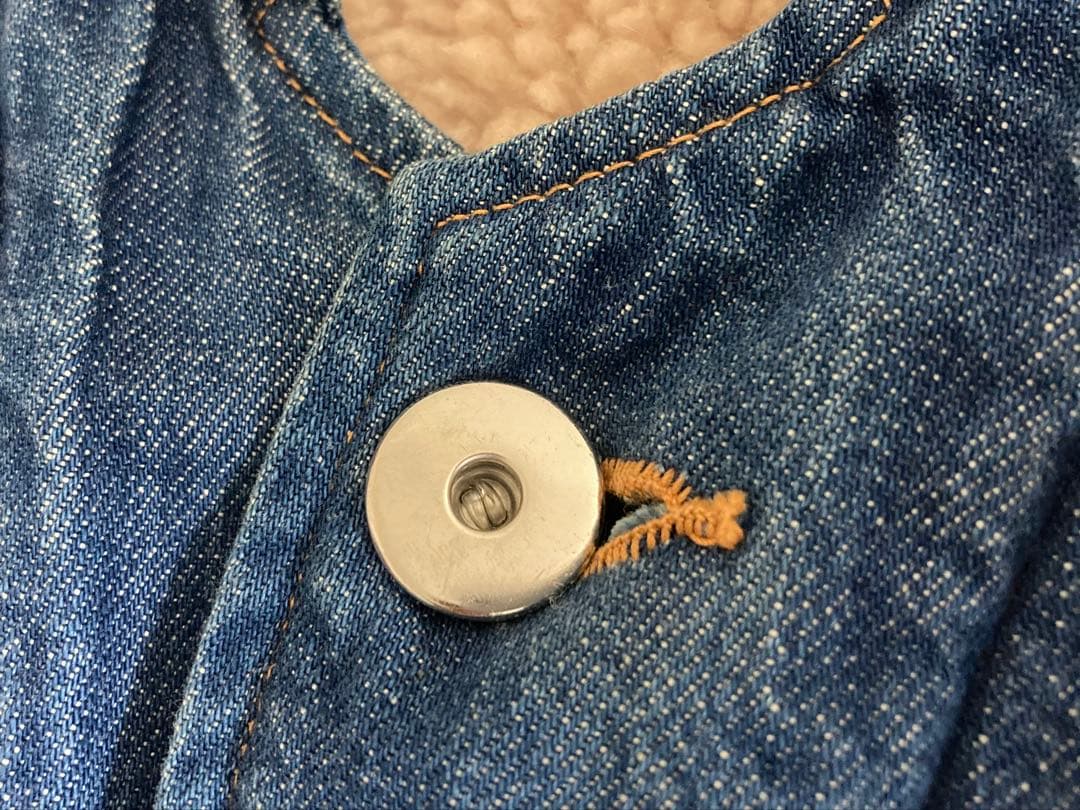 KAPITAL キャピタル デニム ボア キルティング コート