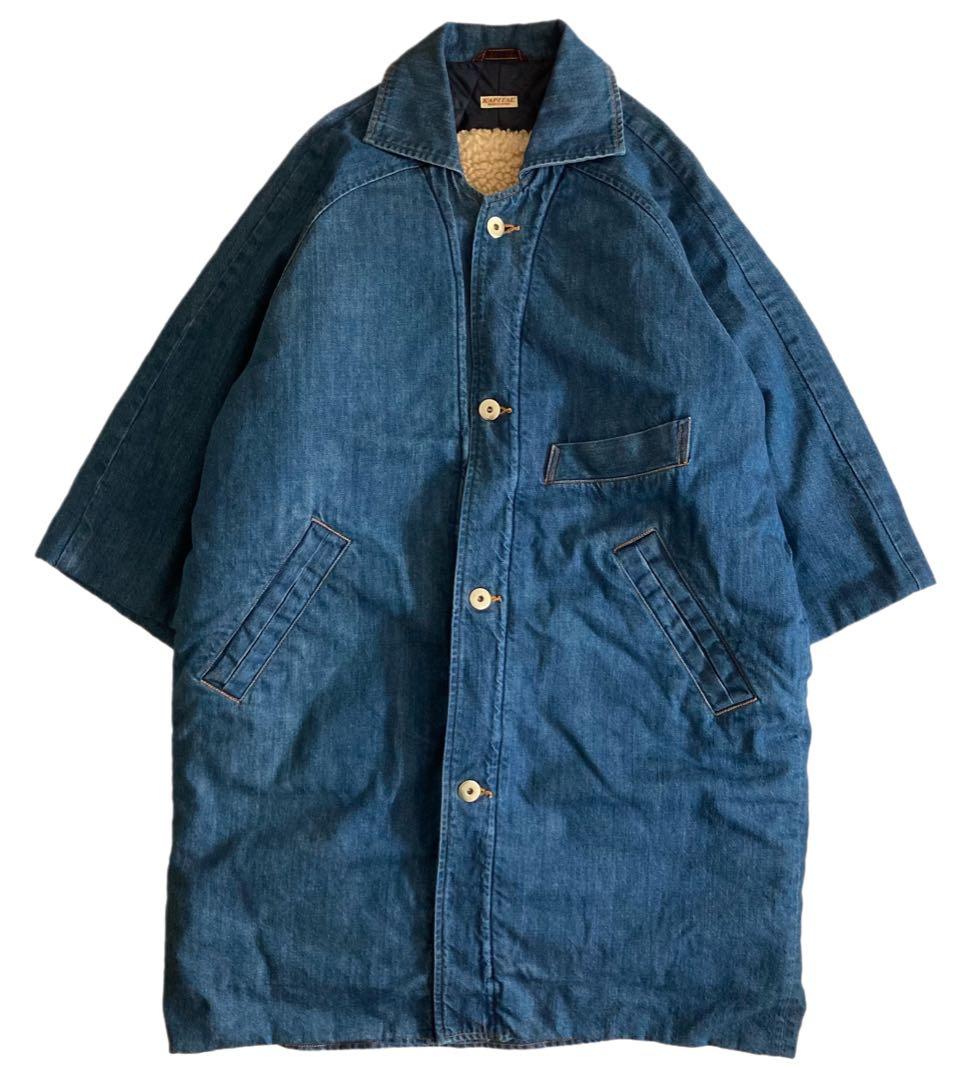 KAPITAL キャピタル デニム ボア キルティング コート