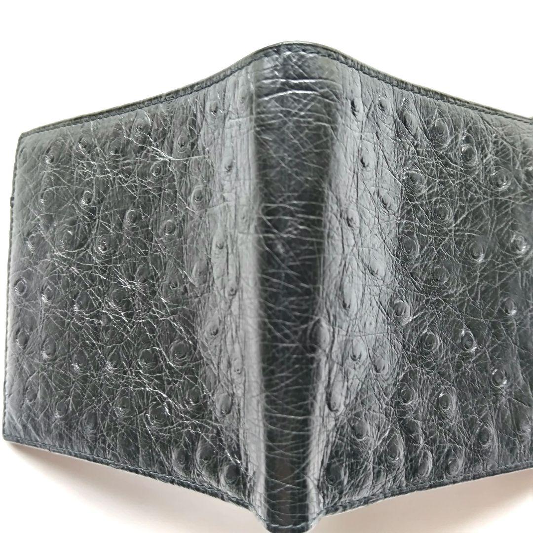 dunhill 極美品 黒革が醸し出す大人のエレガンス 二つ折り財布