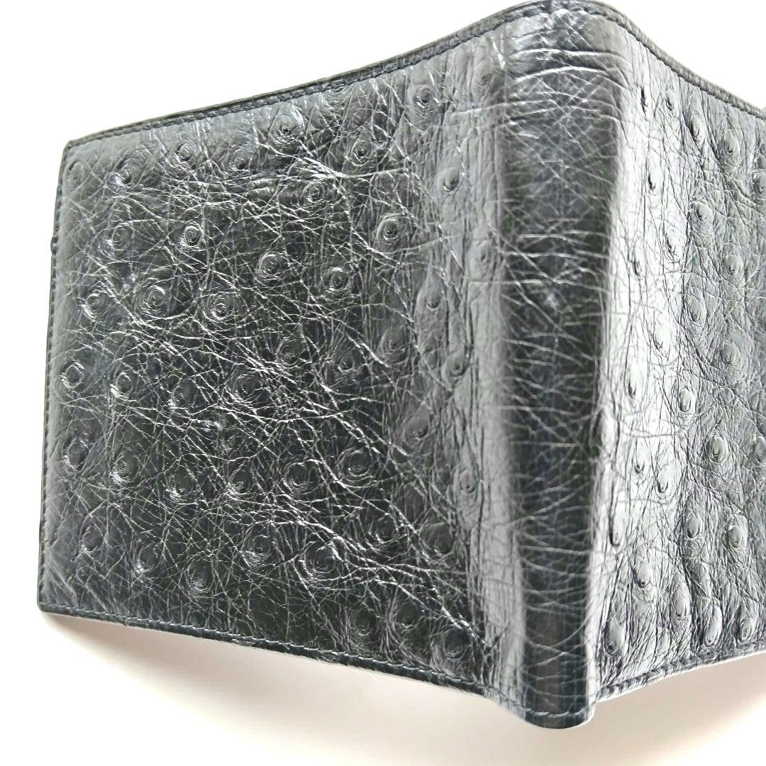 dunhill 極美品 黒革が醸し出す大人のエレガンス 二つ折り財布