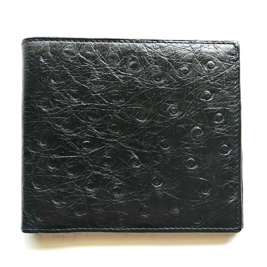 dunhill 極美品 黒革が醸し出す大人のエレガンス 二つ折り財布