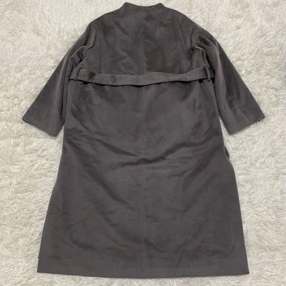 美品✨イエナ リバーコート ベルト スリット 大きいサイズ XL相当 グレー