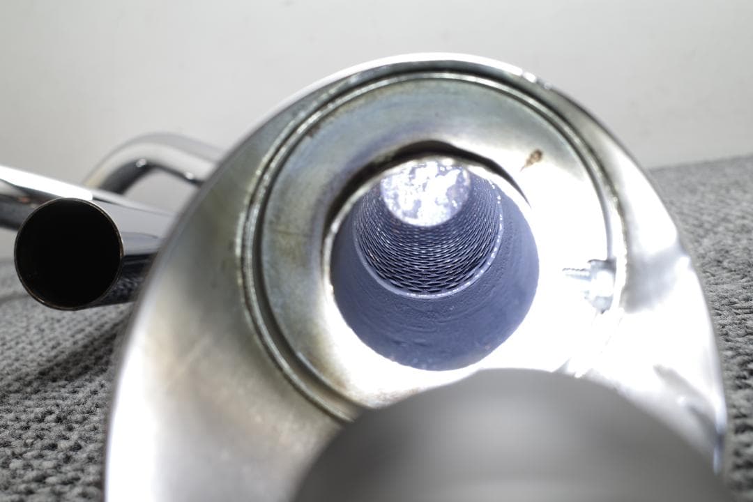 ドラッグスター250 ケンテック 極太スラッシュカット2IN1 マフラー 90Φ